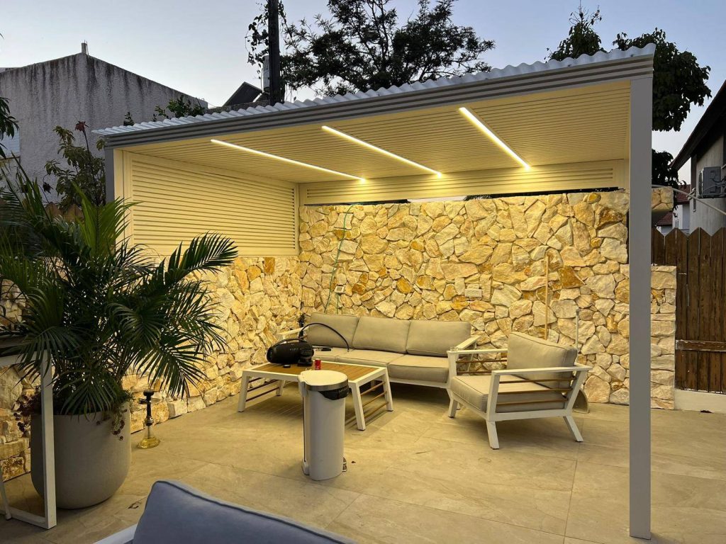 פרגולת אלומניום